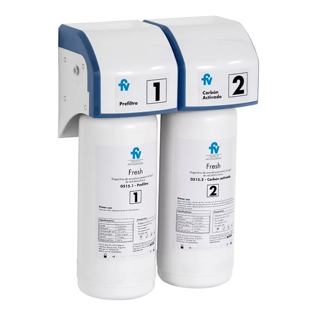 Sistema FV doble filtro para acondicionamiento de agua